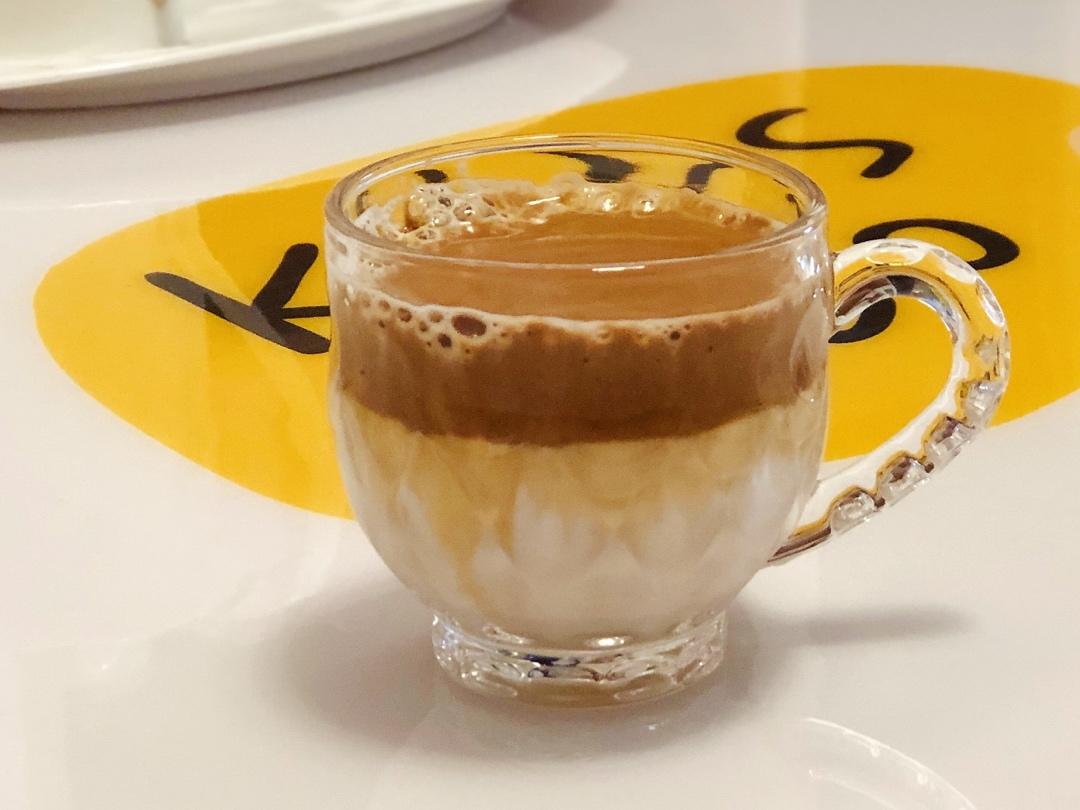 超快的韩国dalgona400次咖啡，只需15秒