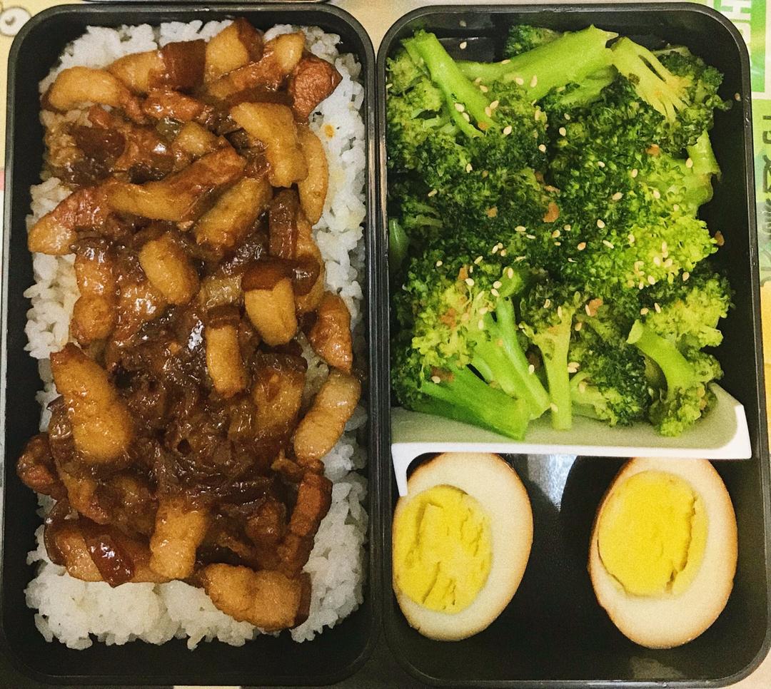 洋葱酥卤肉饭