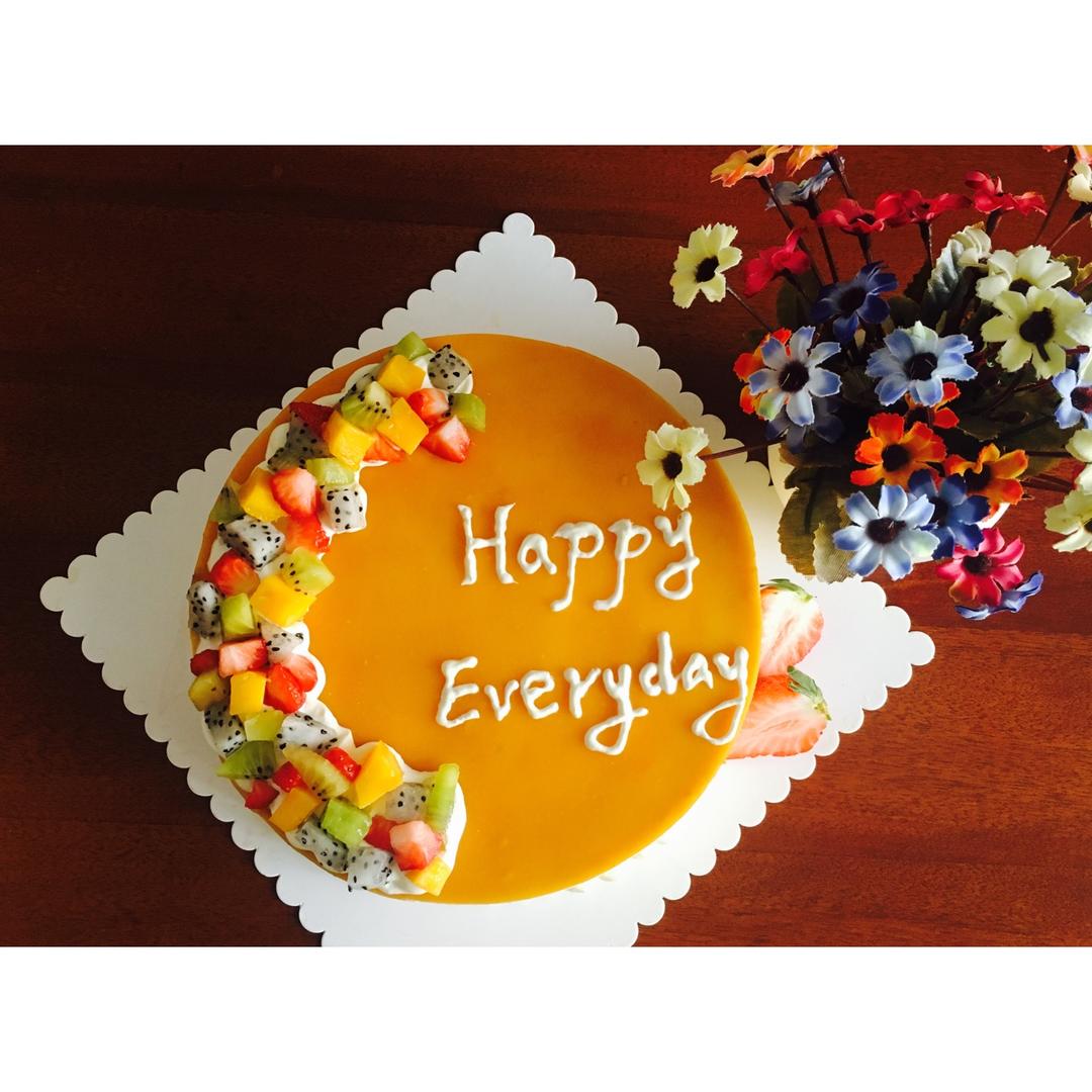 【视频】芒果慕斯（6寸） | 含镜面果胶配方