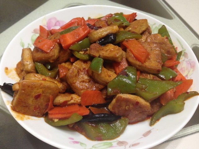 家常豆腐(彩椒版)