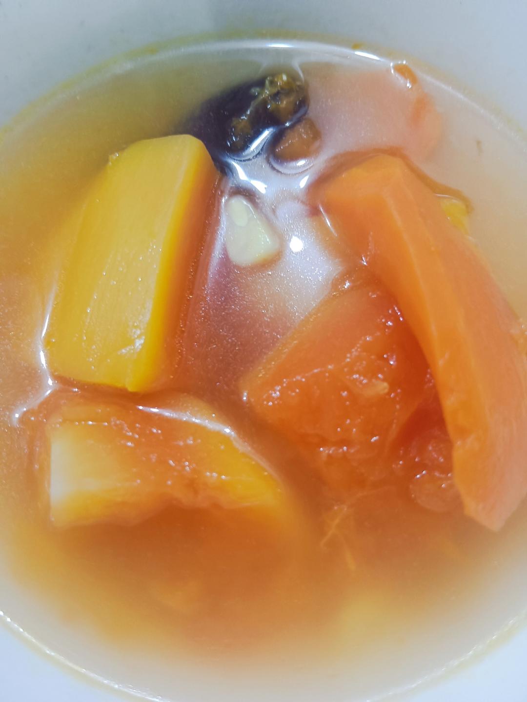 花生木瓜鸡脚汤