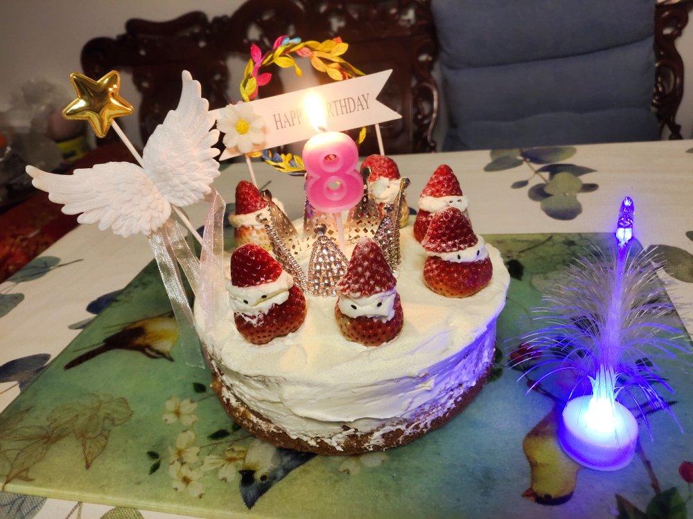 手把手教你🎄教程详细的圣诞可可草莓裸蛋糕