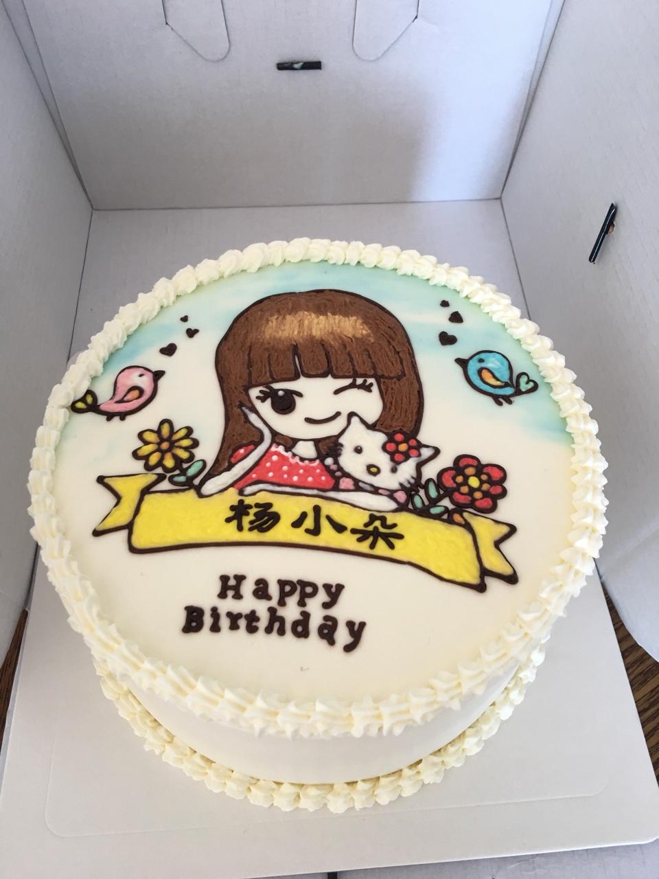 手绘蛋糕