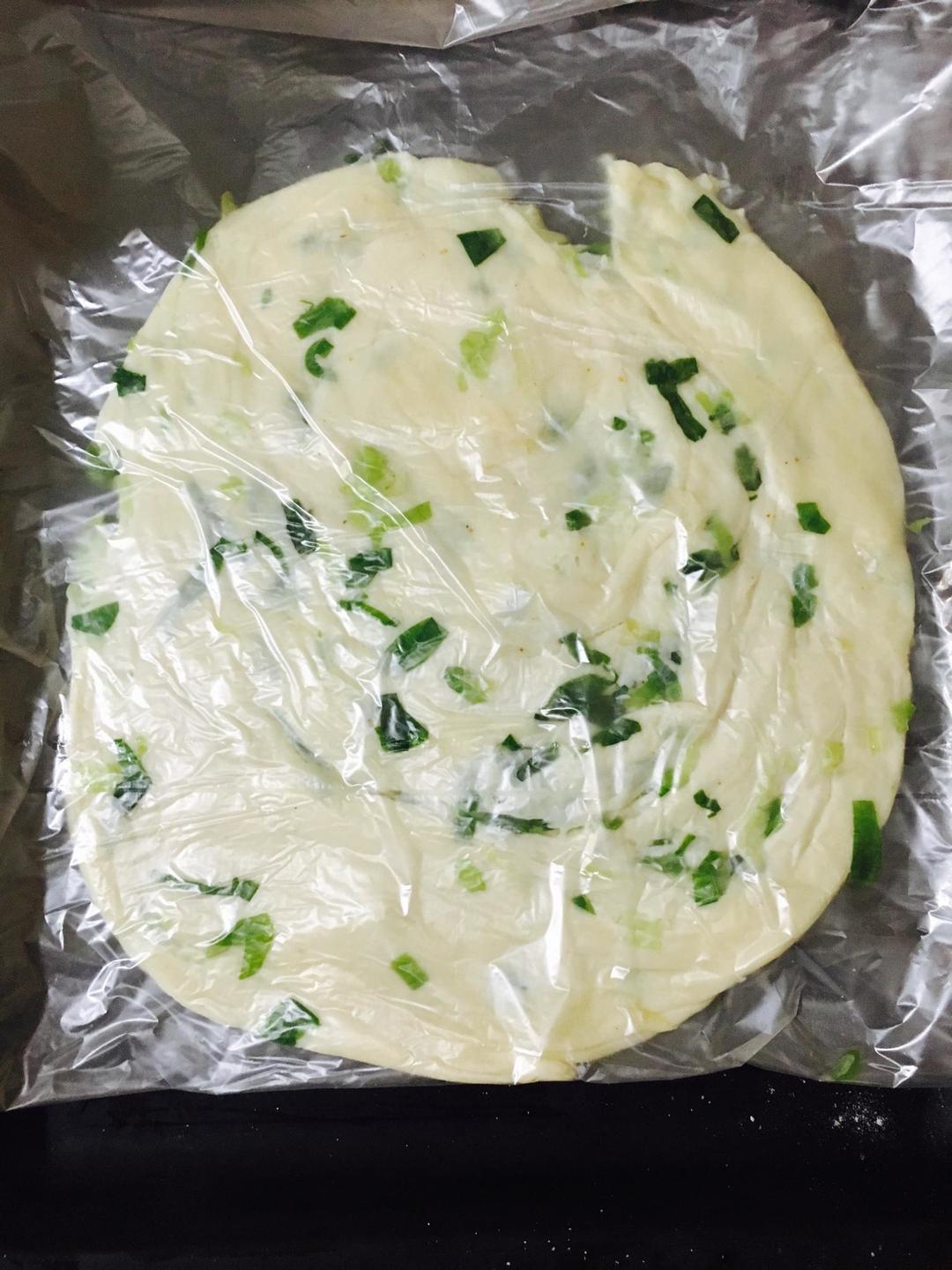 手抓饼（葱香版）的做法