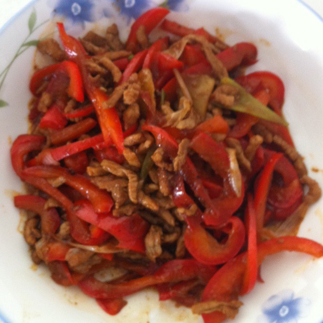 红椒肉丝