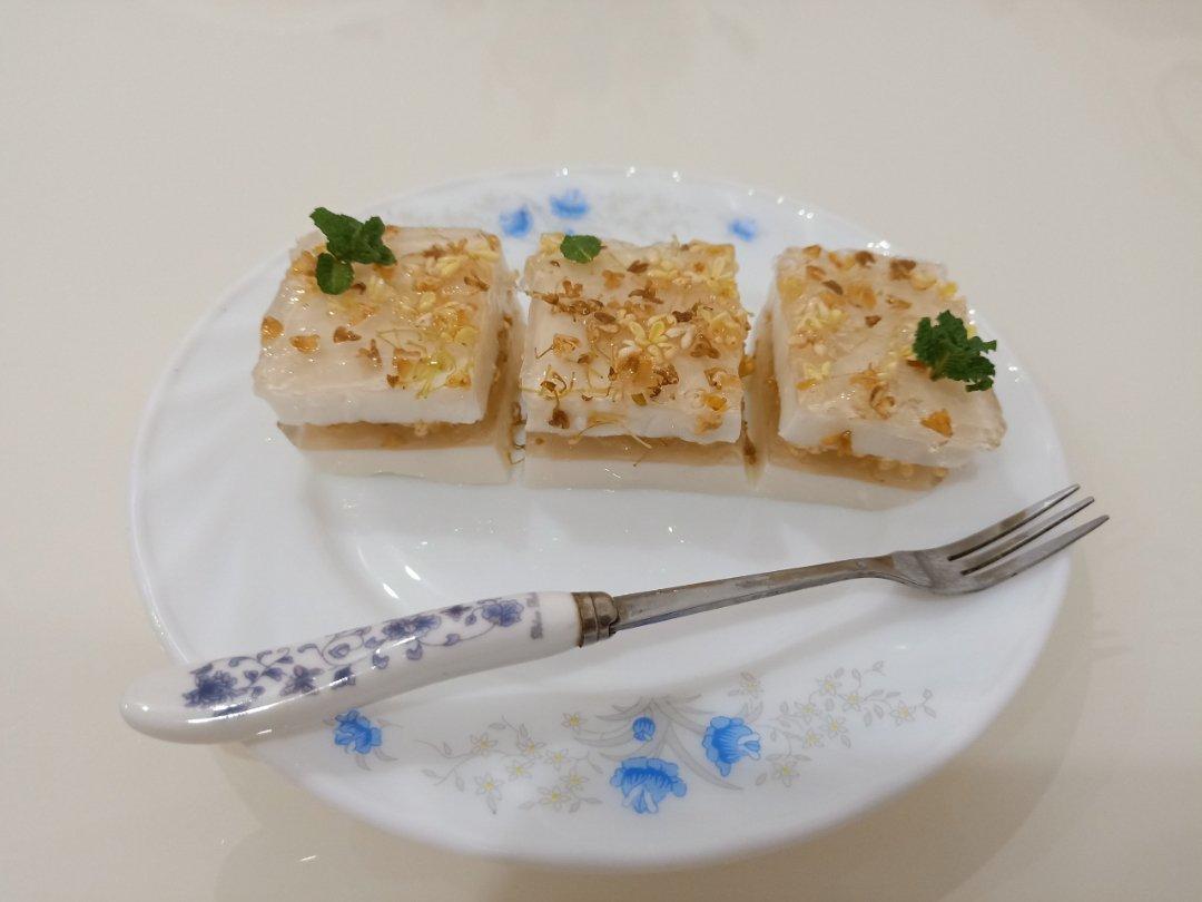 【椰汁桂花糕】