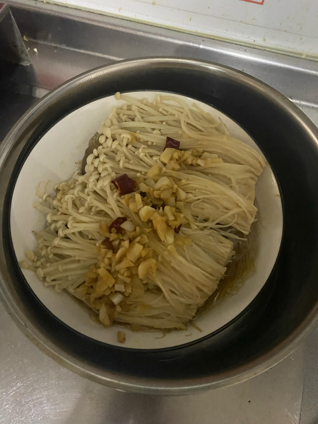 蒜蓉粉丝金针菇