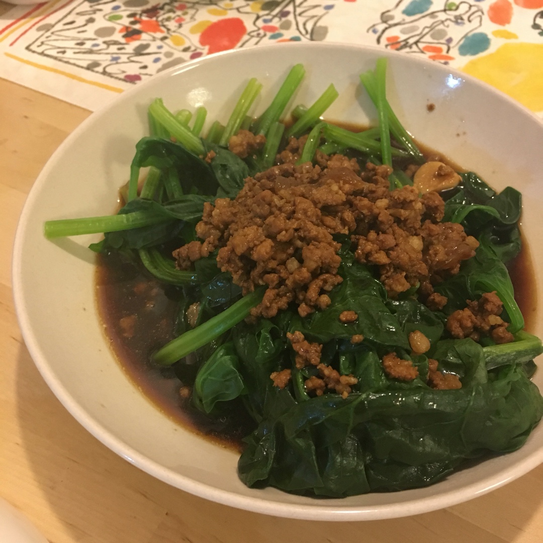 烫菠菜