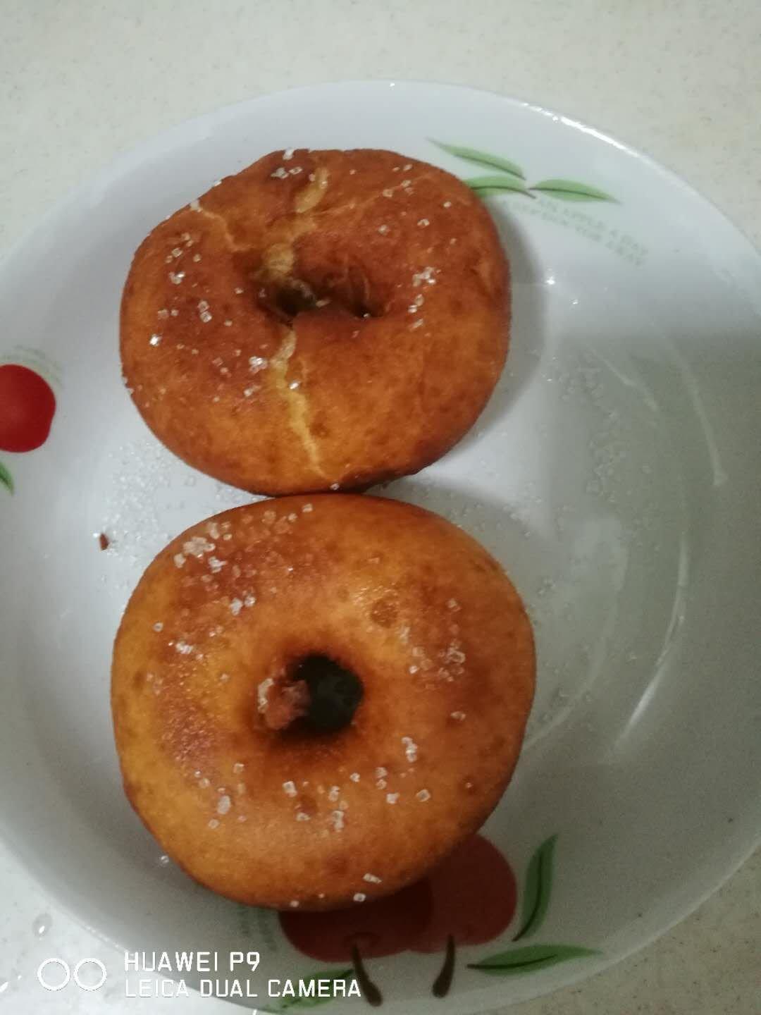 🍩超快手一小时低糖无需烤箱的甜甜圈（详细视频）