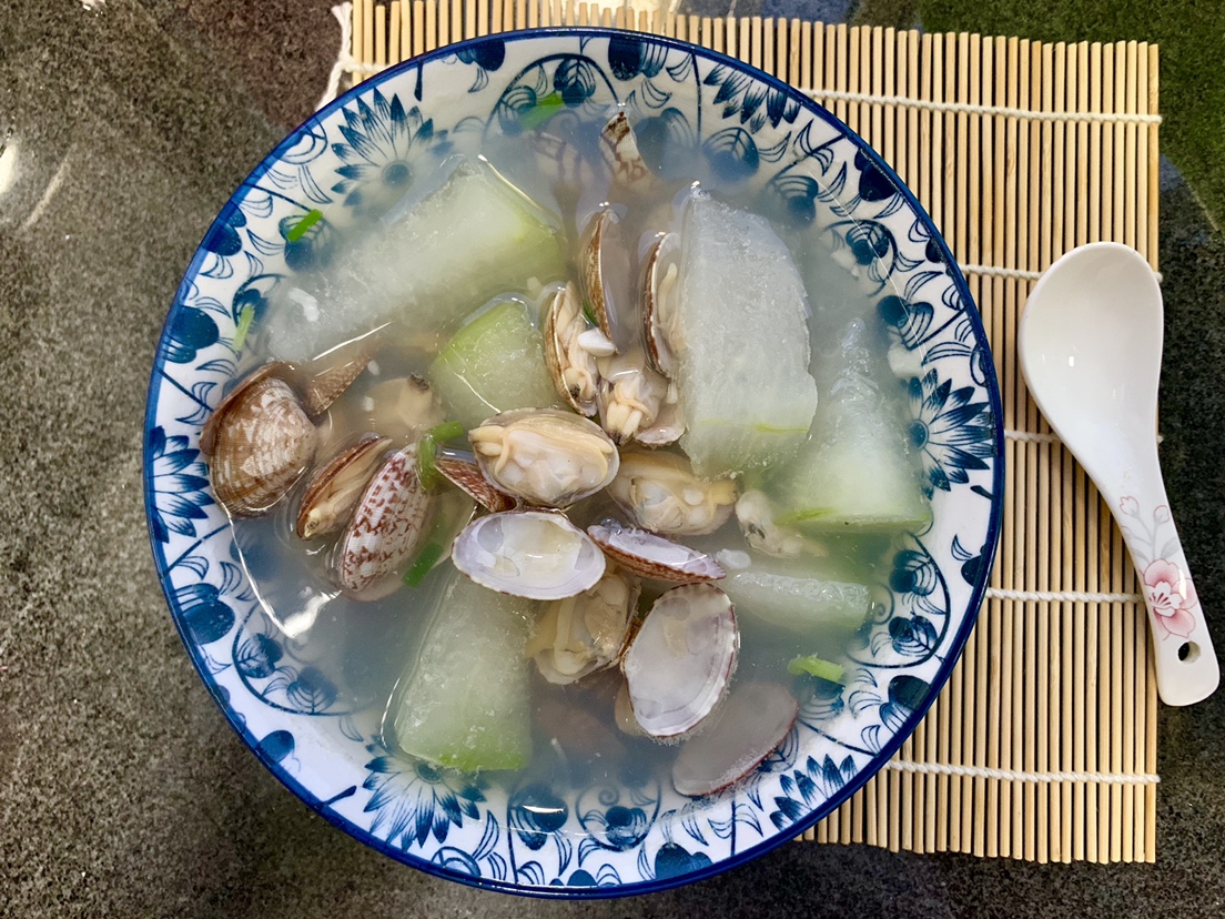 冬瓜花蛤汤（夏季鲜汤）的做法 步骤7