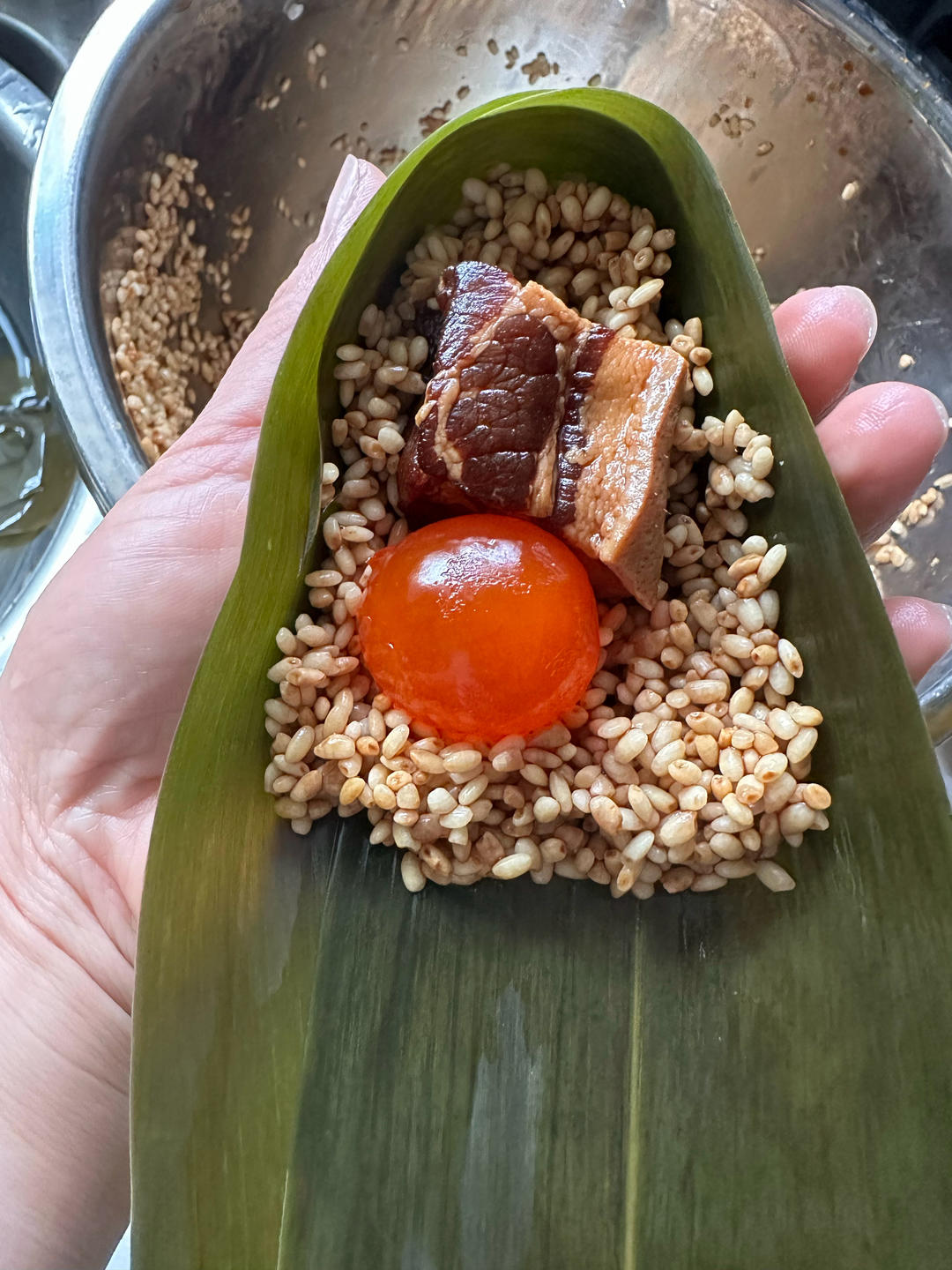 上海肉粽（五花肉腌料汁和糯米腌料汁）