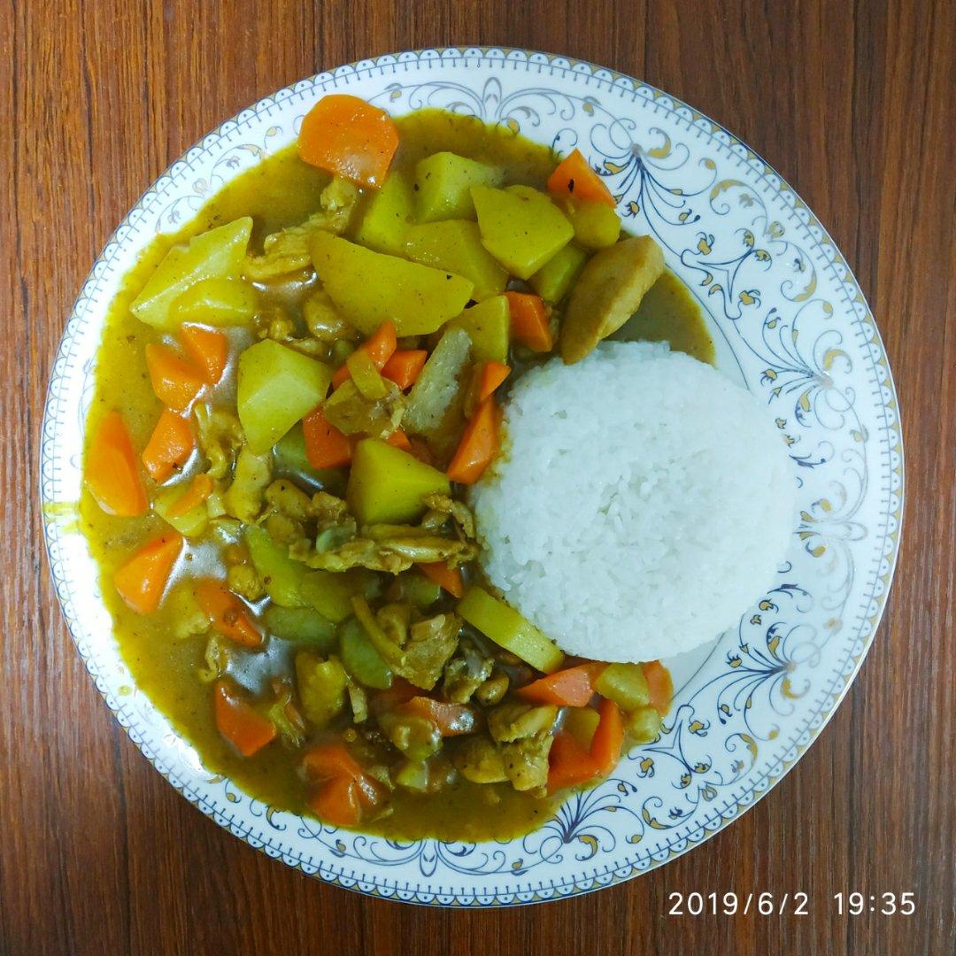 教你做好吃的咖喱鸡腿饭