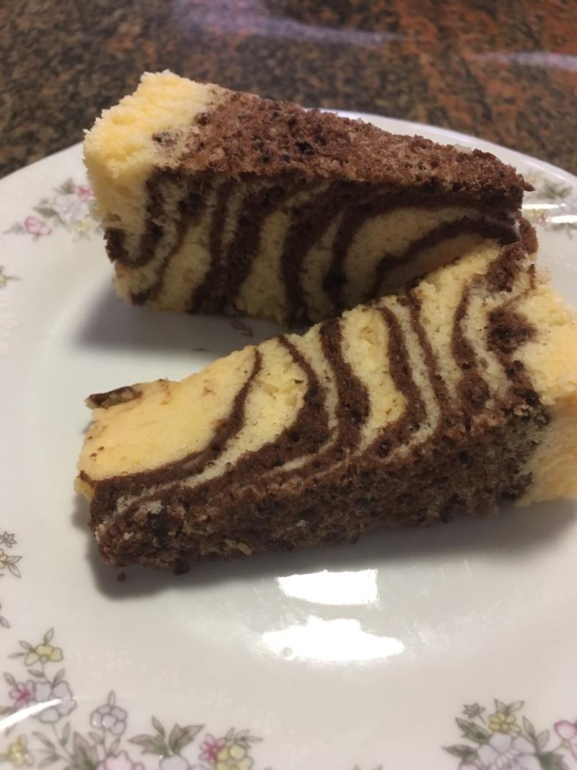 斑马纹酸奶蛋糕