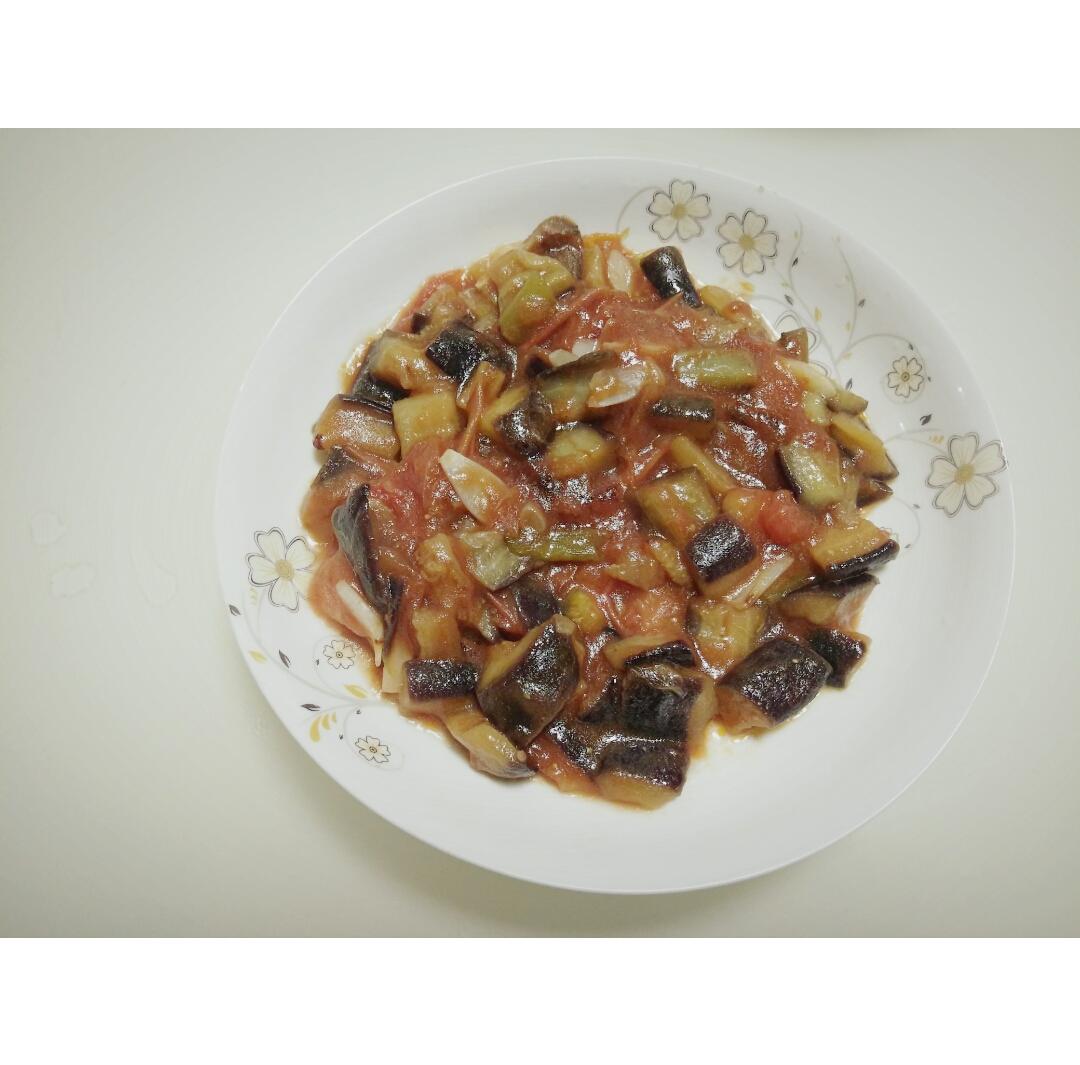 西红柿烧茄子