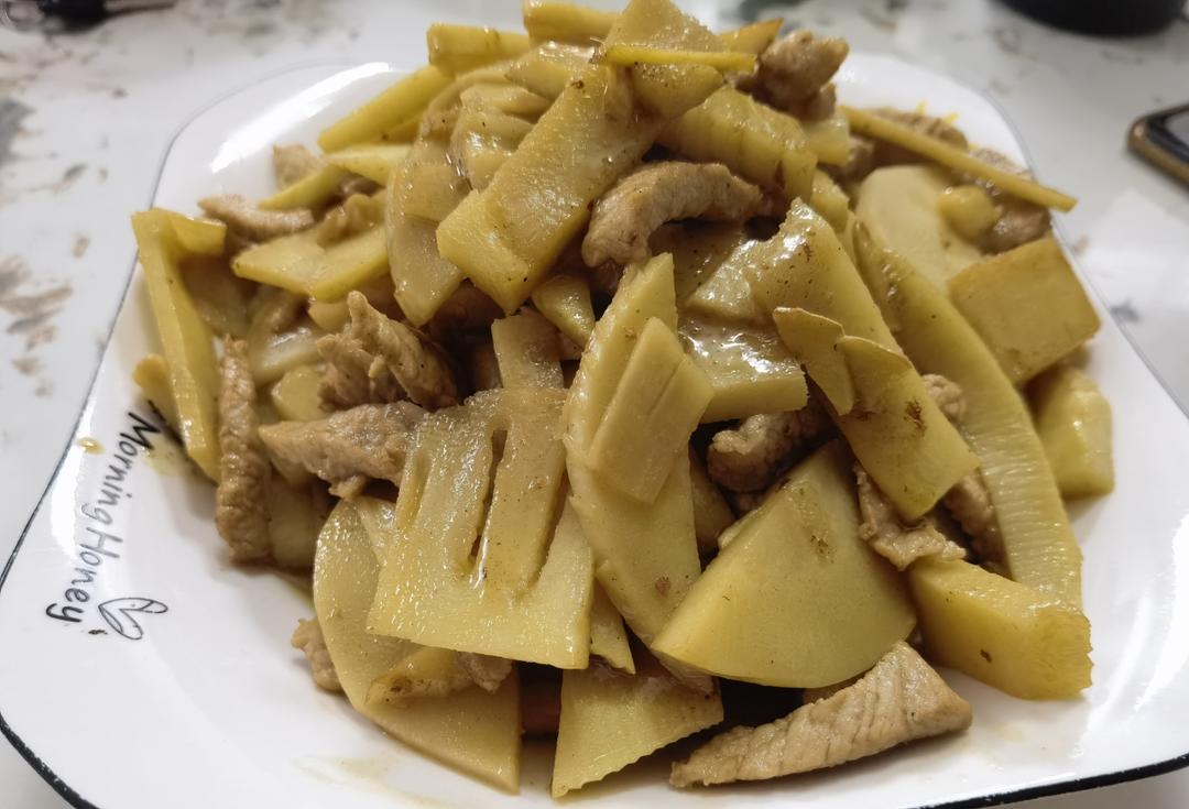 冬笋炒肉也太好吃了！