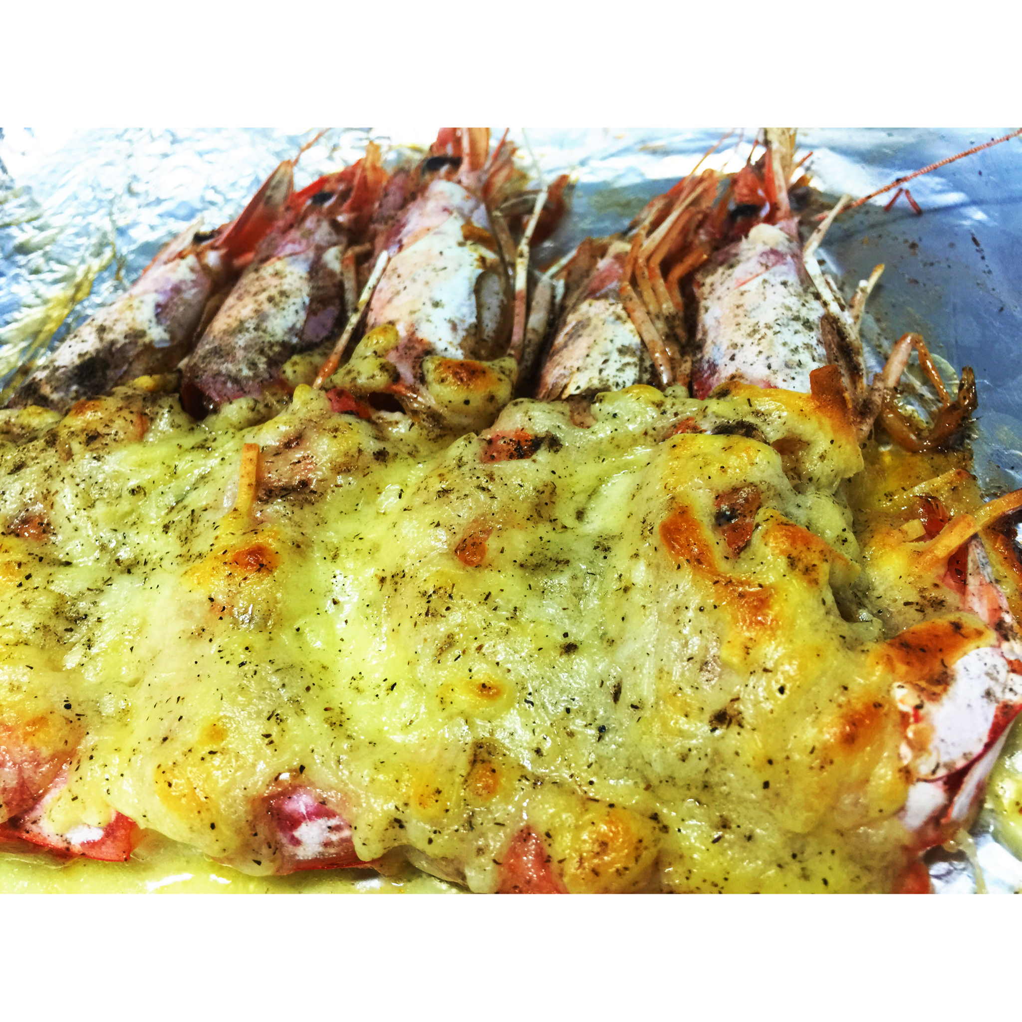 奶油芝士蒜蓉焗龙虾