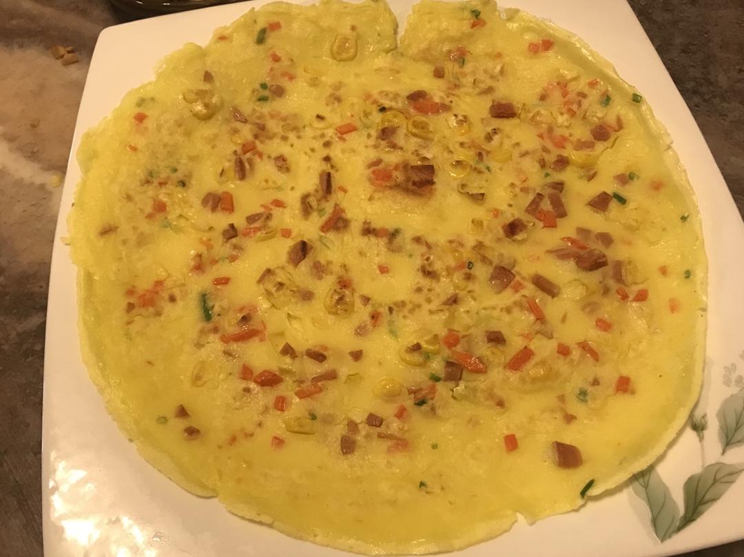 快速早餐鸡蛋葱花饼