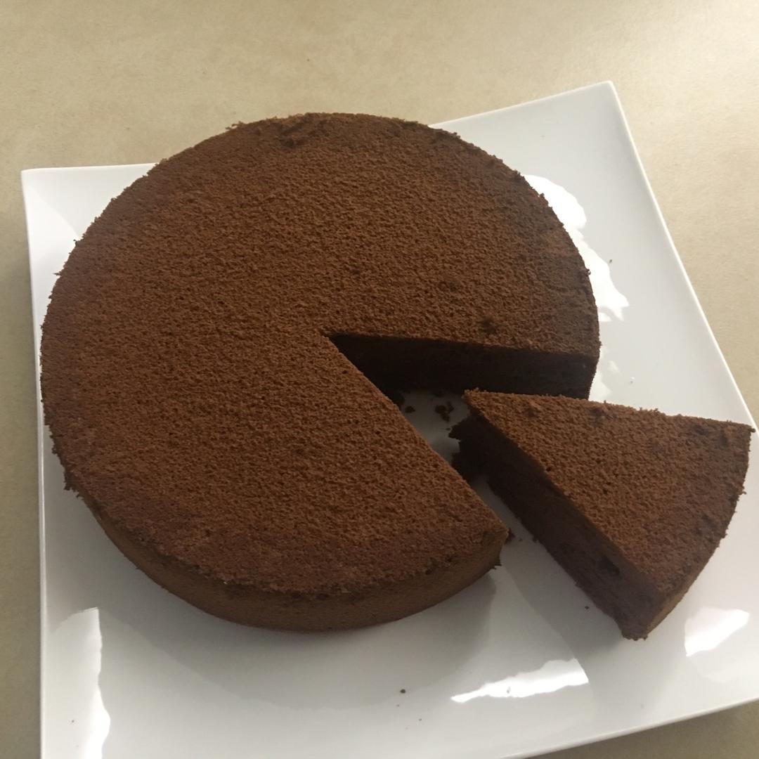 不消泡的巧克力戚风