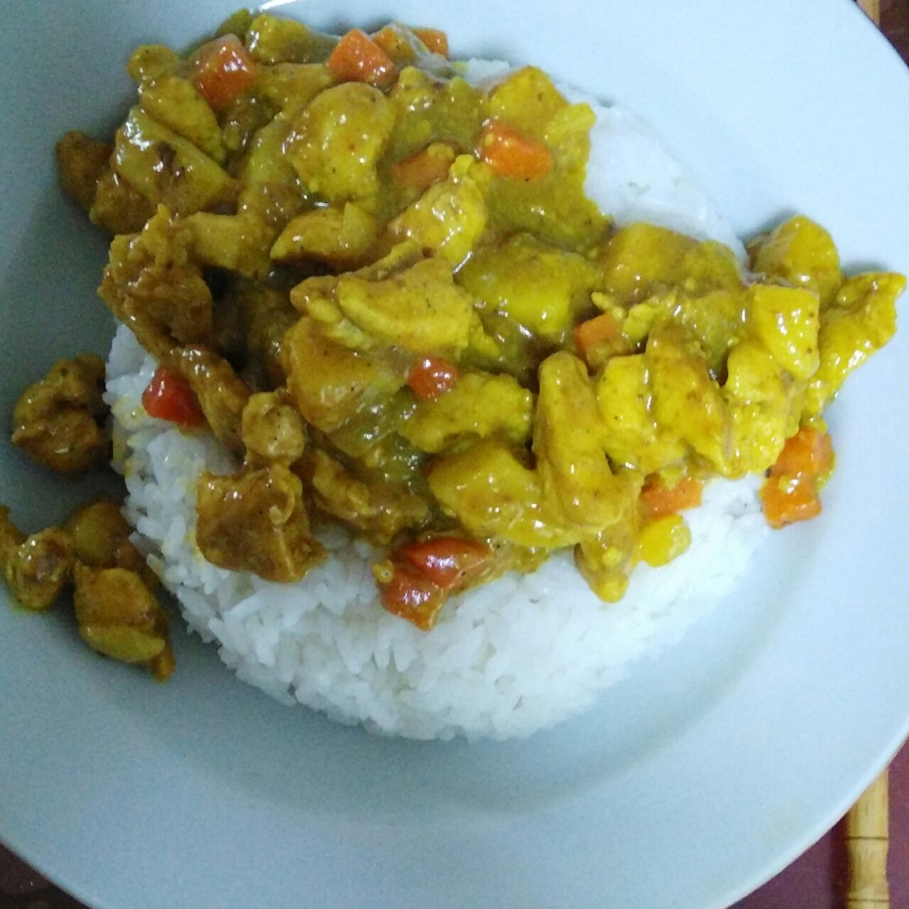 咖喱鸡丁饭
