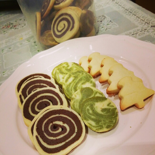 大理石抹茶饼干（酥松版）