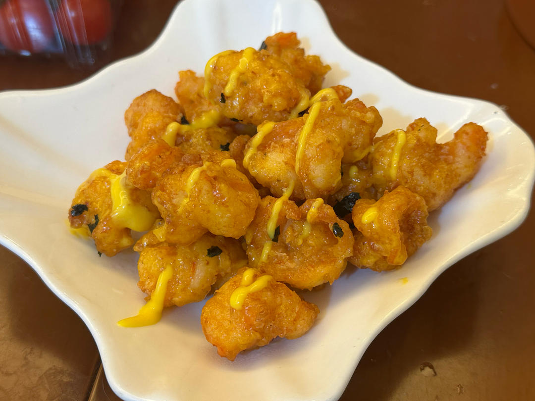 柏悦平替版芥末虾球