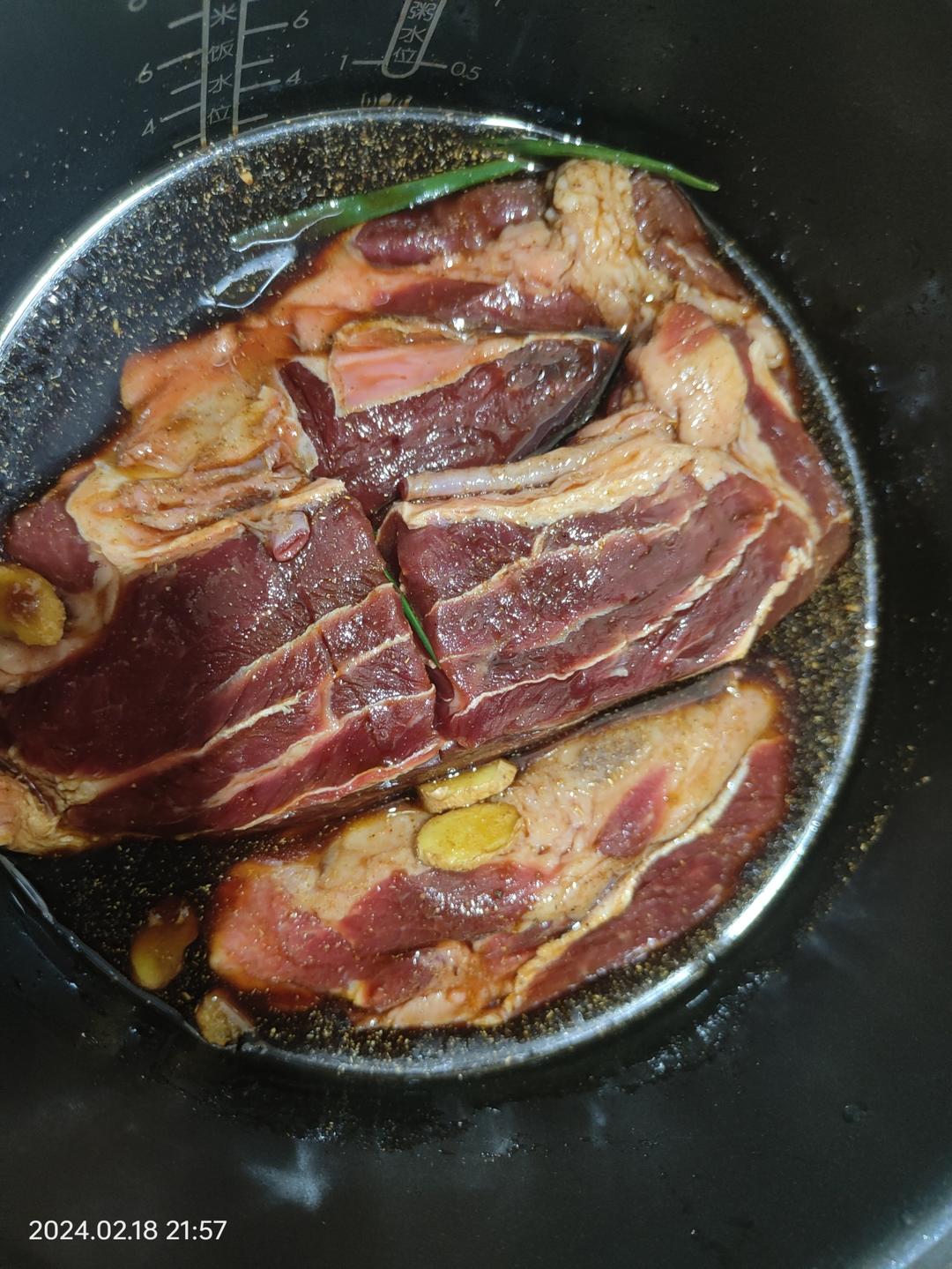 懒人快手卤牛肉 电饭煲