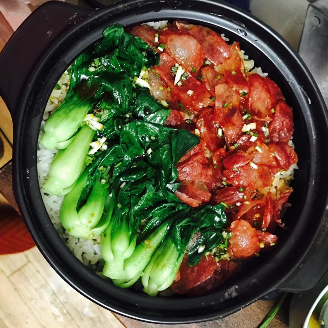 香肠煲仔饭
