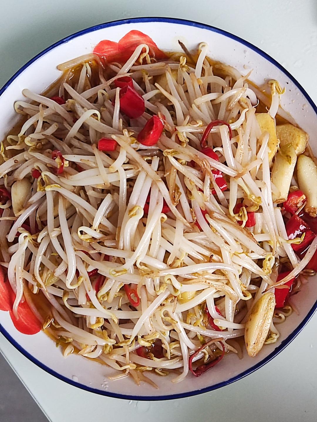 夏日必备酸辣爽口醋溜绿豆芽