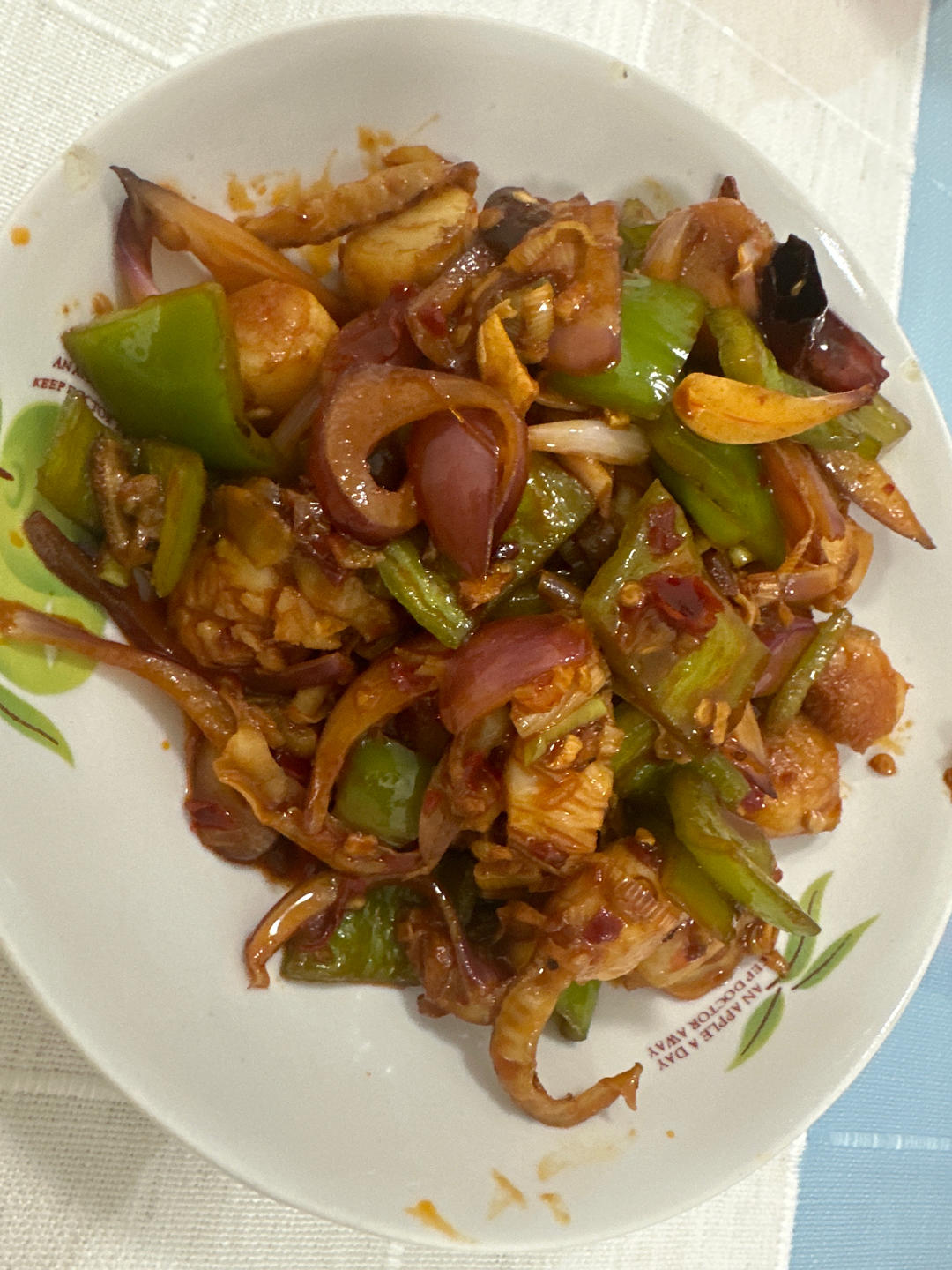 家常小炒扇贝肉