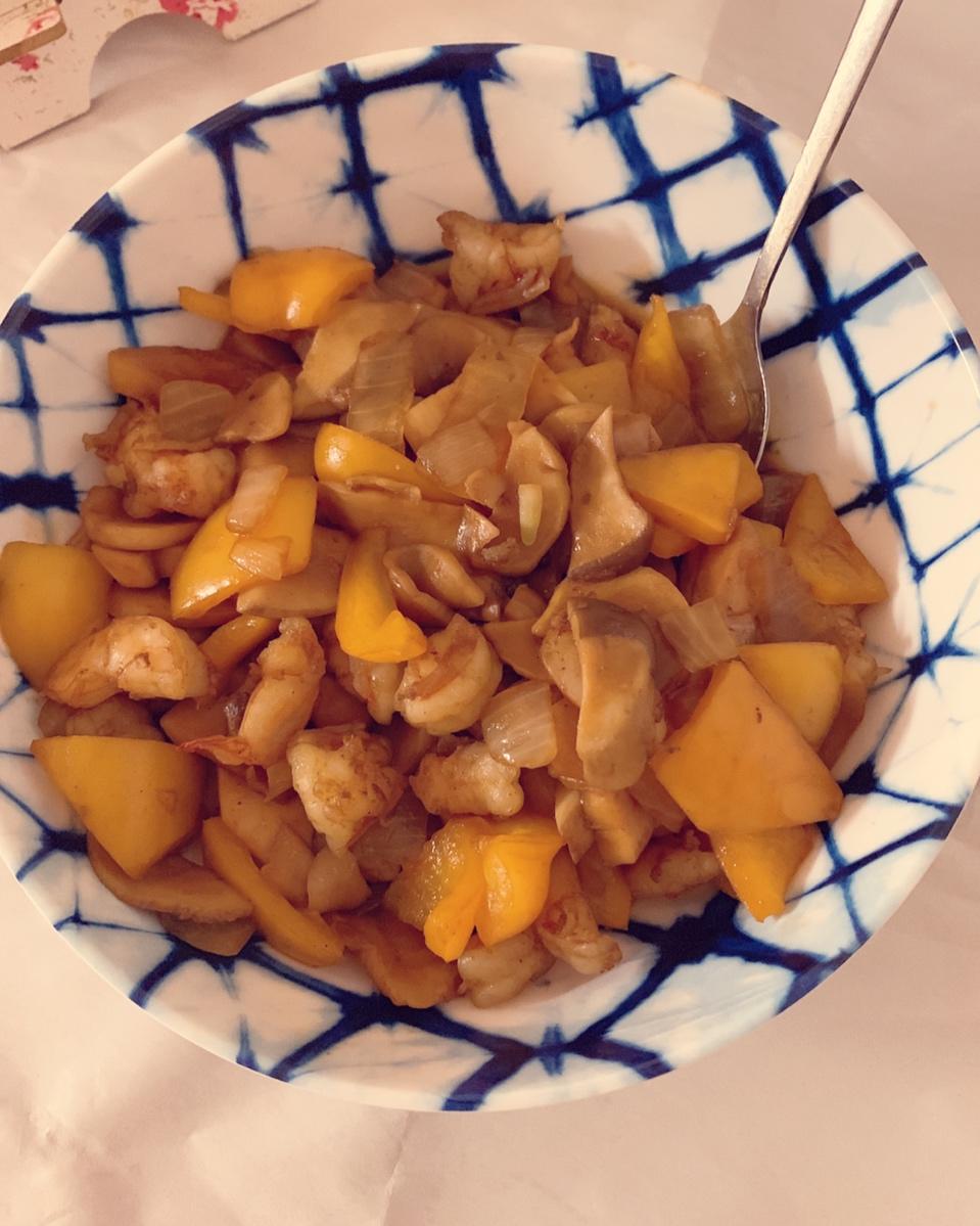 杏鲍菇炒虾仁🍤