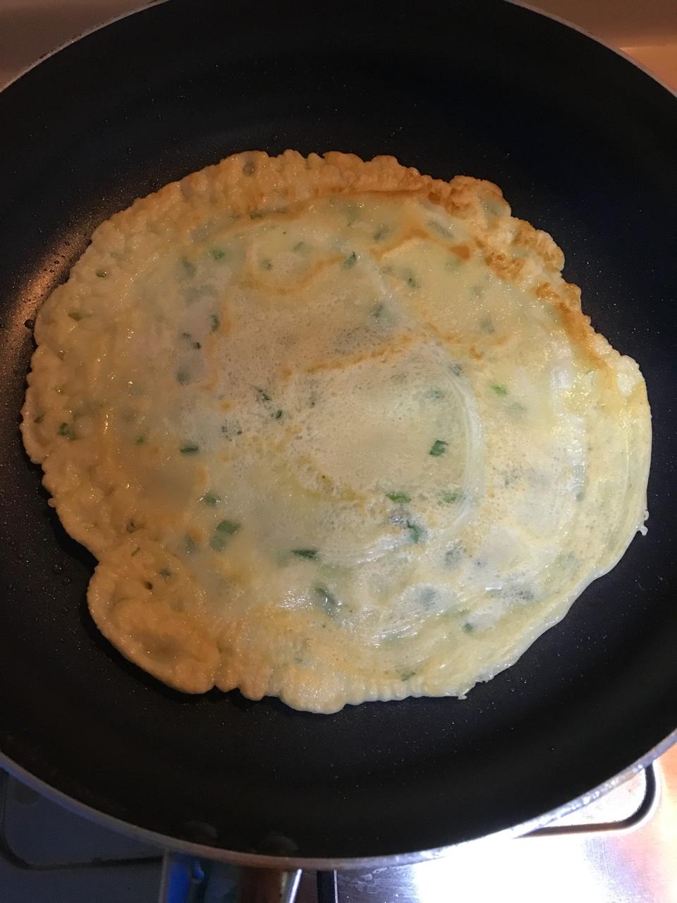 荞面韭菜饼