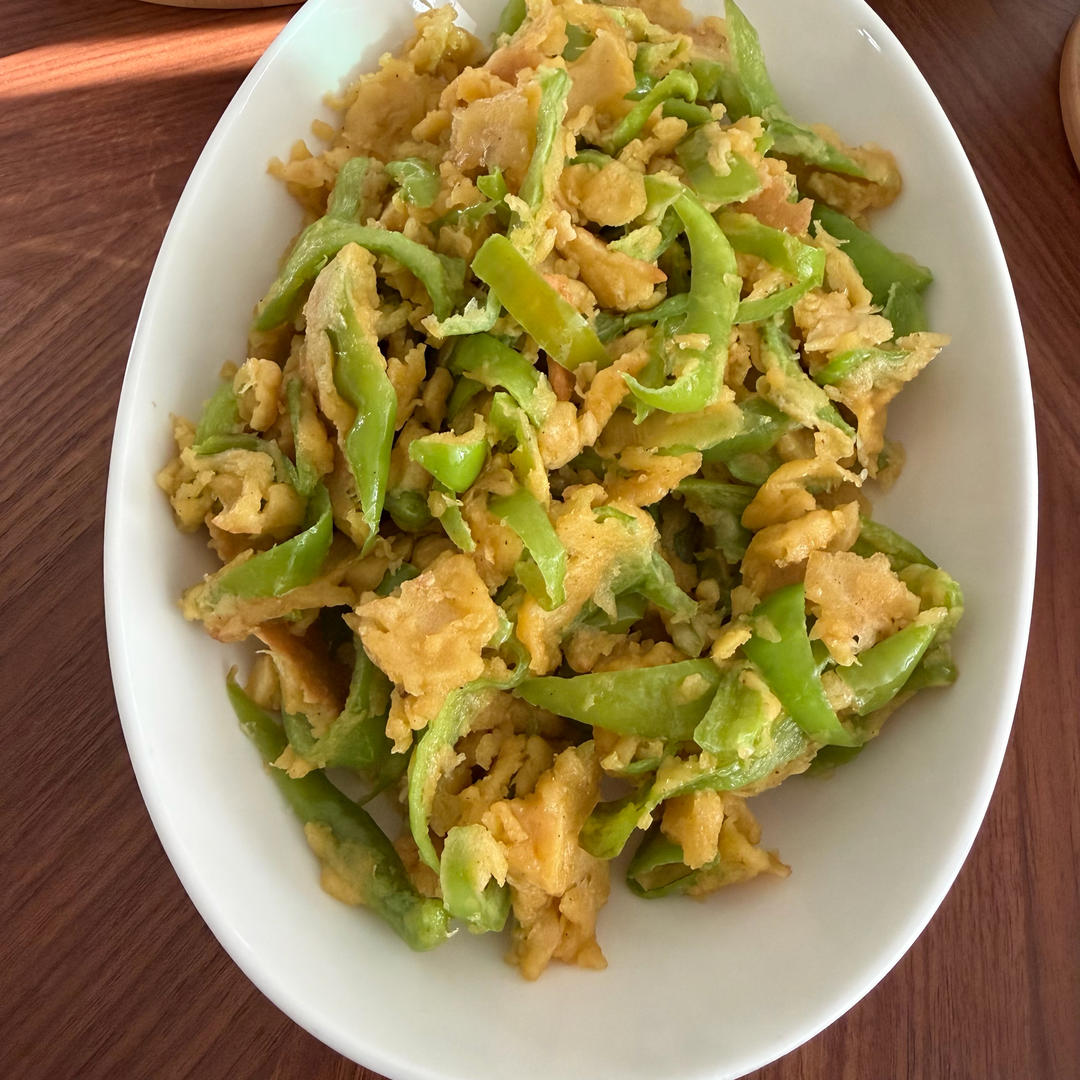 超级下饭的面煎辣椒