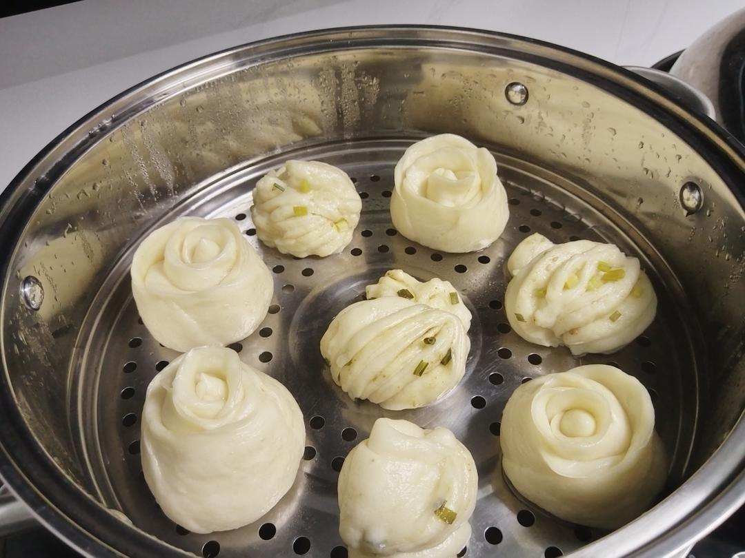 烫面馒头（一次发酵，个个水光肌）