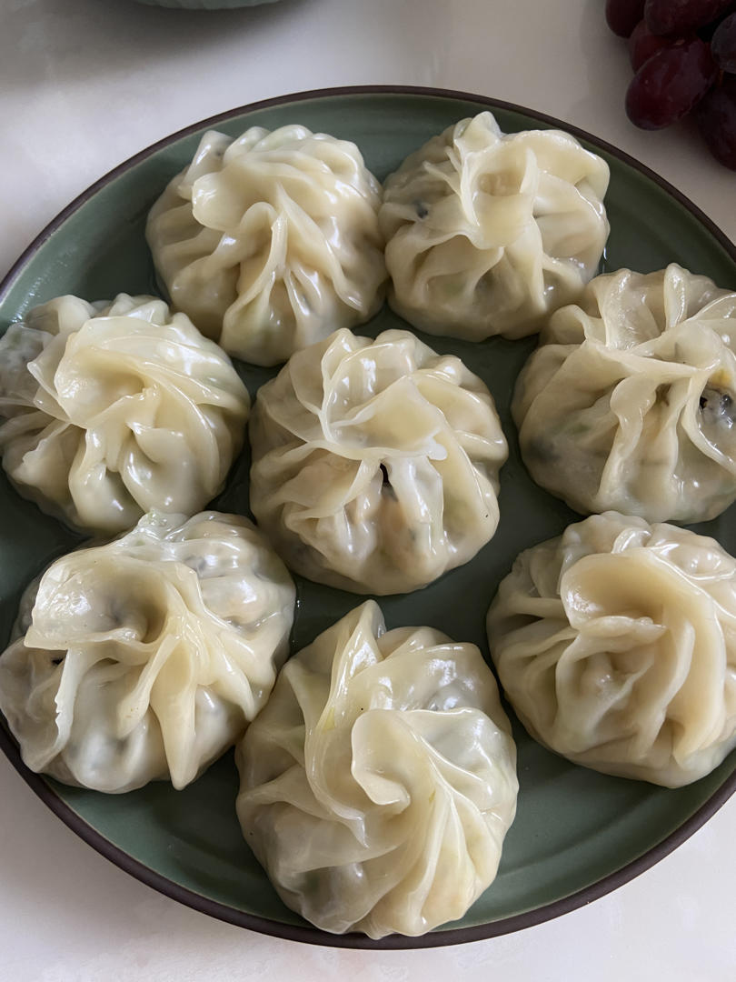 鲜虾小笼包（饺子皮版）