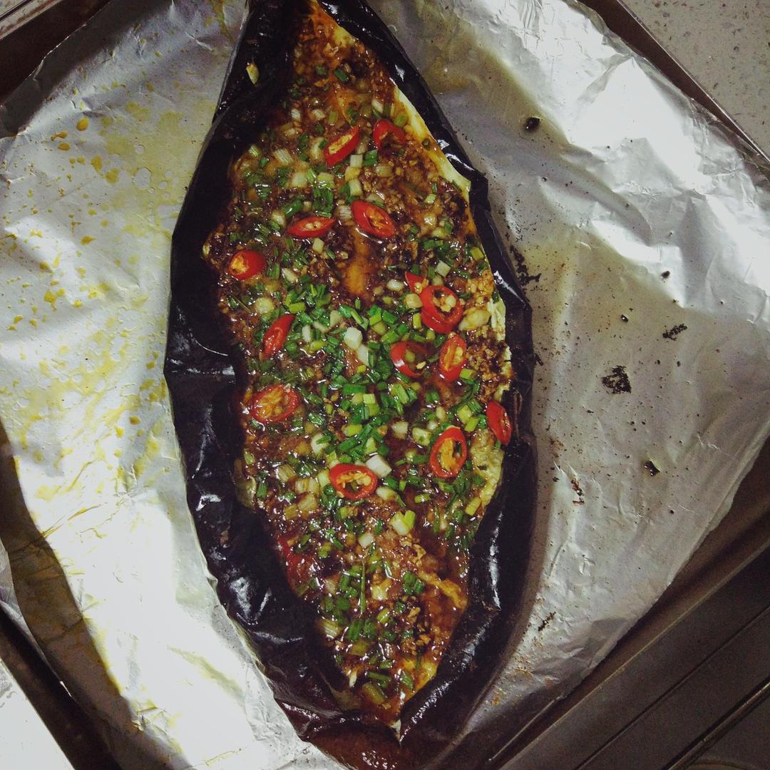 烧烤摊味儿的烤茄子