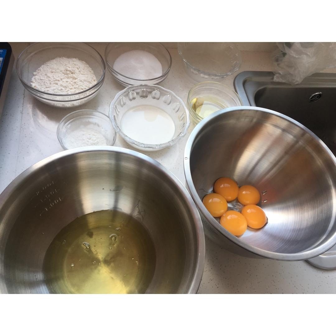 《Tinrry+》戚风蛋糕（6寸配方）（基础、超详细教程）