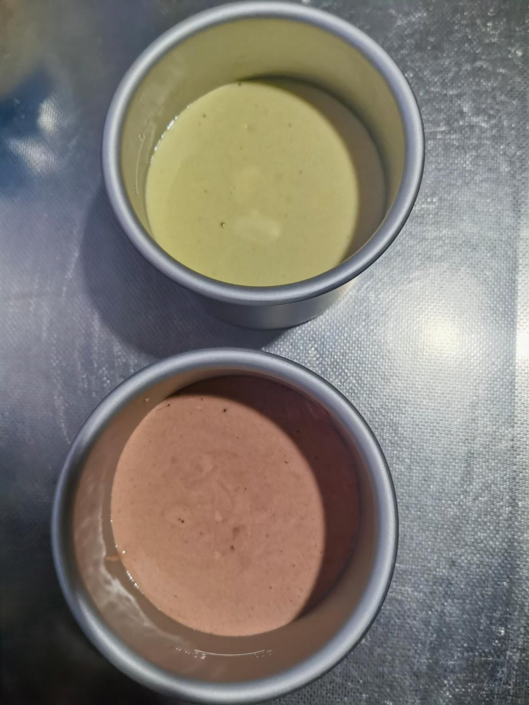 四寸抹面戚风蛋糕胚