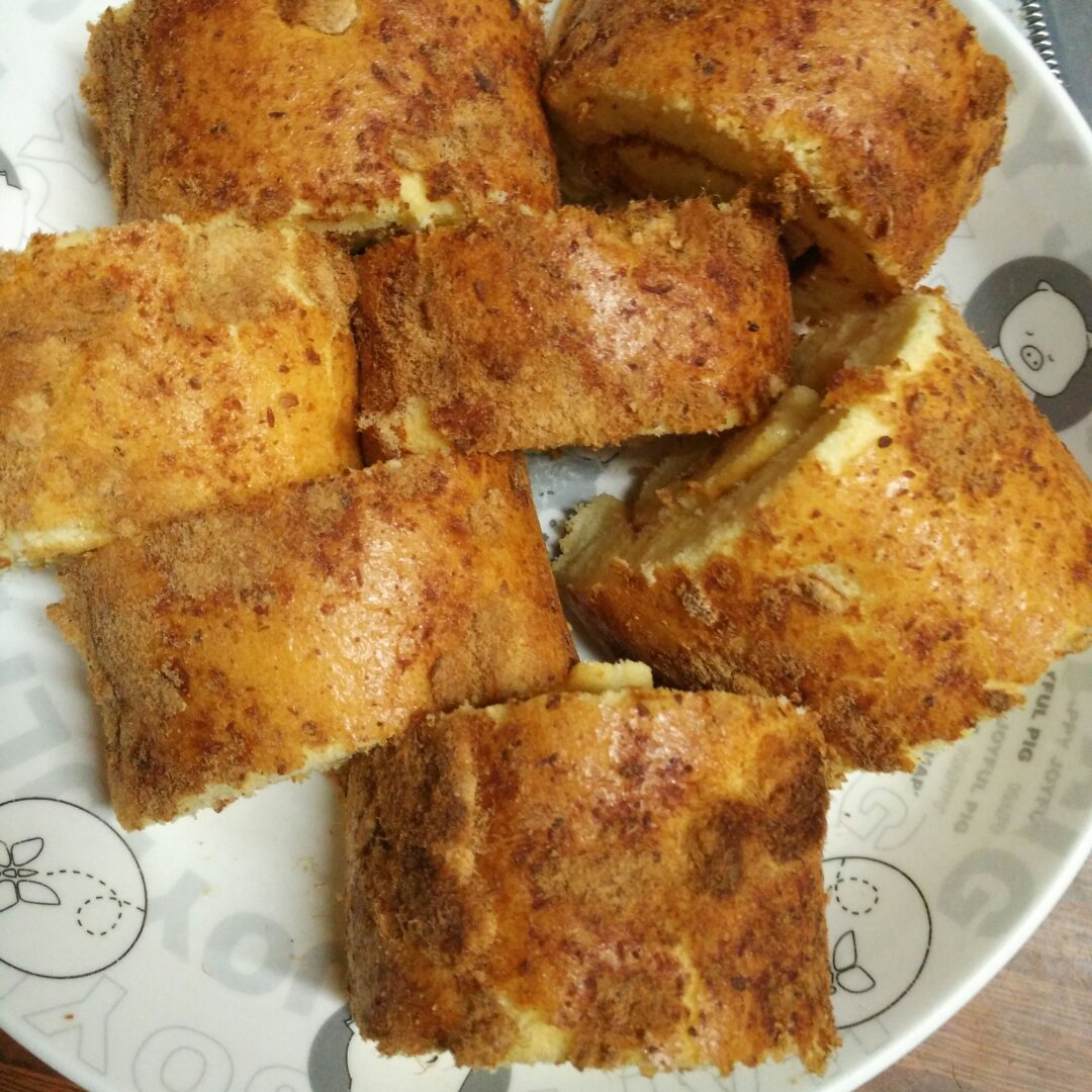 香葱肉松蛋糕卷