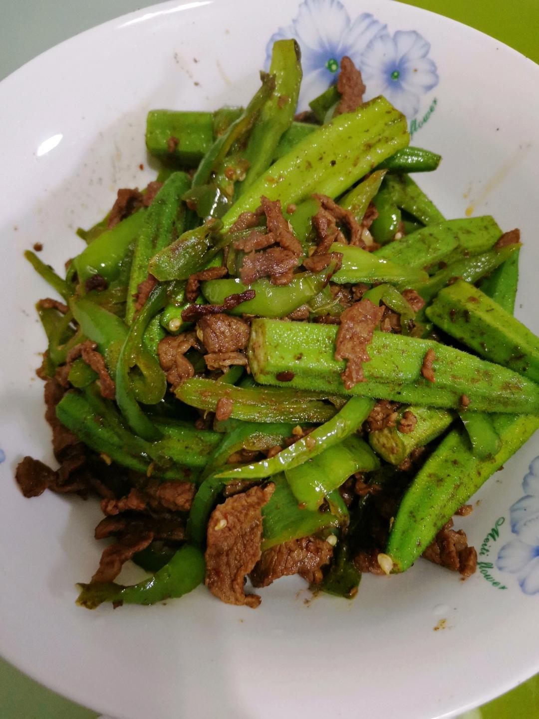 尖椒炒牛肉