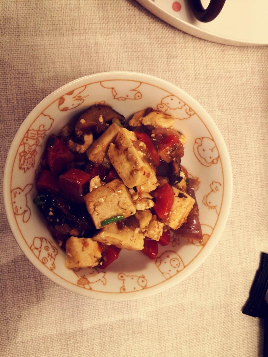 超级下饭的香菇肉沫豆腐