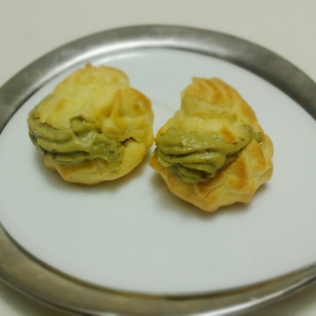 抹茶卡仕达泡芙