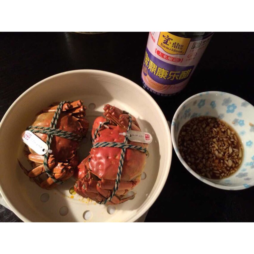 清蒸大闸蟹