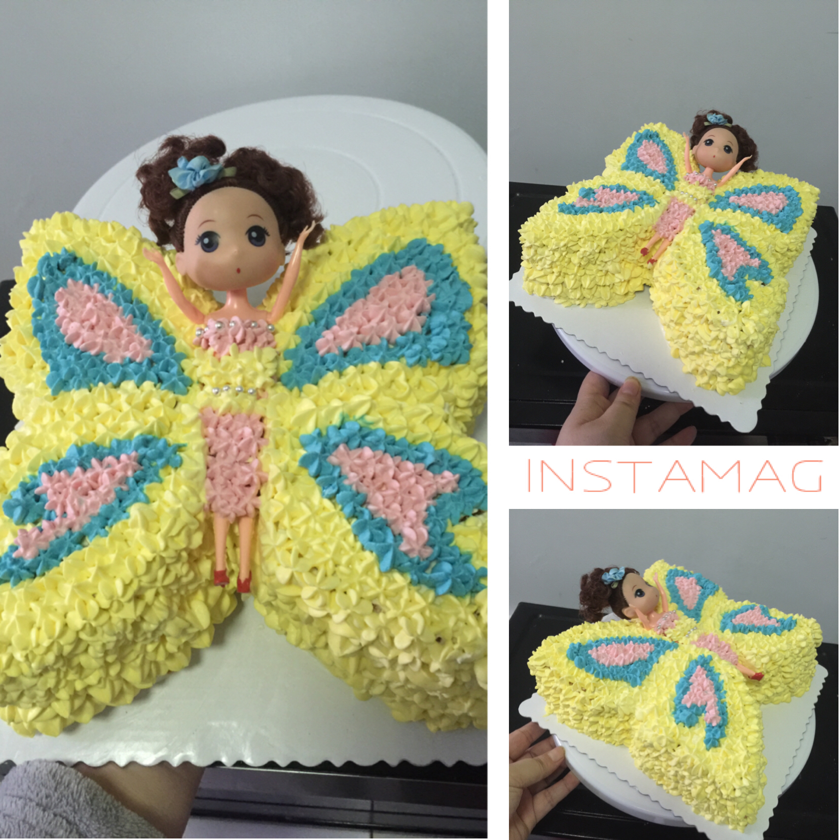蝴蝶仙子生日蛋糕