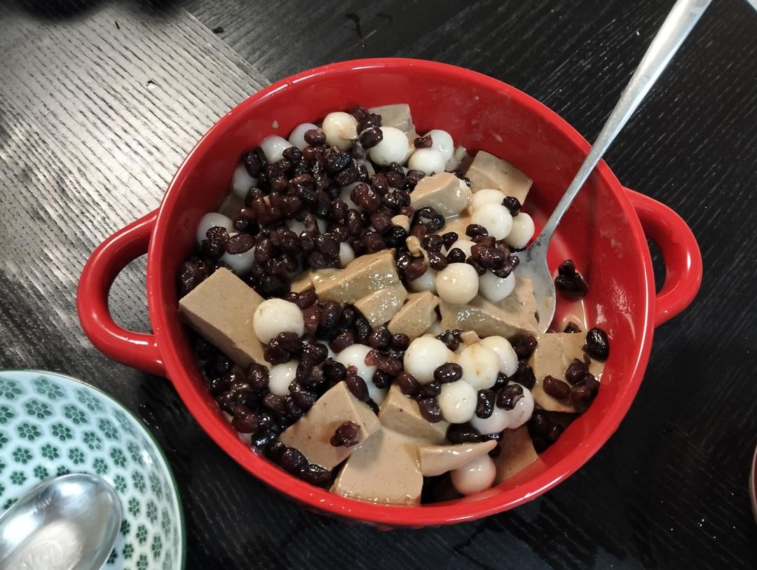 焦糖味白玉奶茶冻