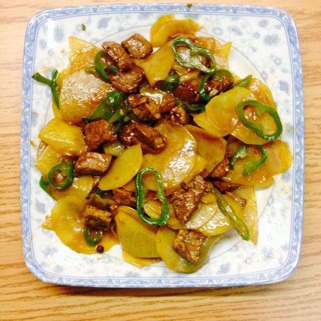 土豆炒牛肉