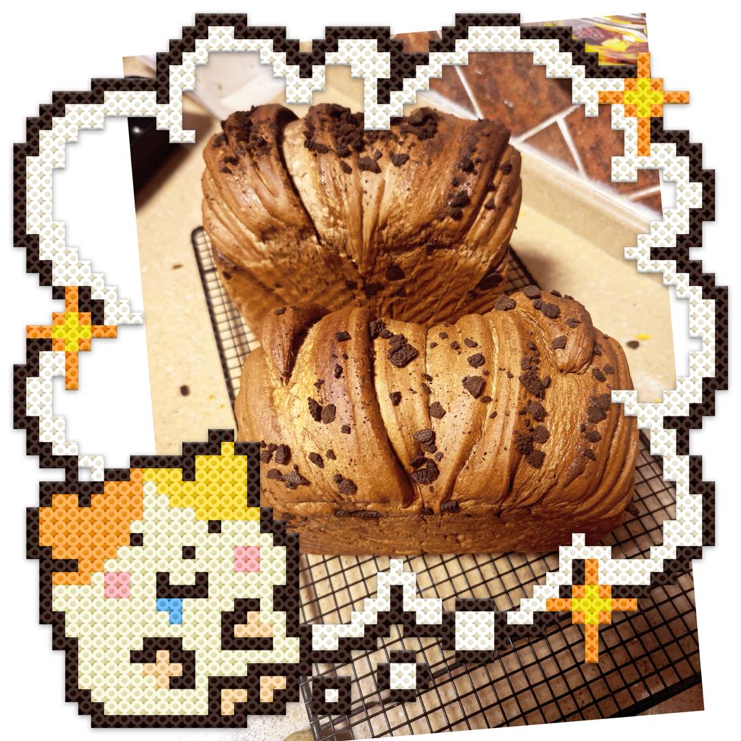 雪山巧克力吐司！