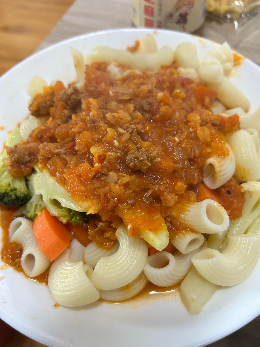 小扁豆牛肉末辣意面