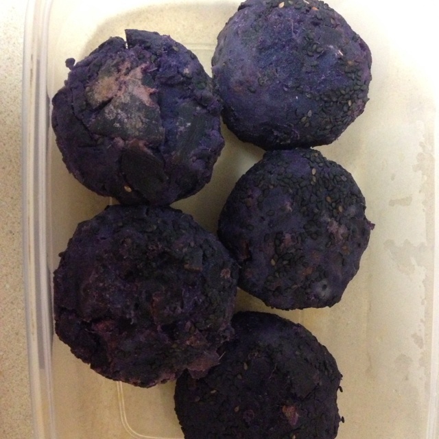 平底锅紫薯饼