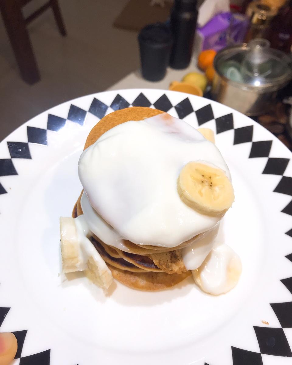 香蕉全麦松饼「好好吃饭健康瘦」