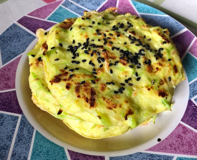 鸡蛋茭瓜虾皮饼的做法